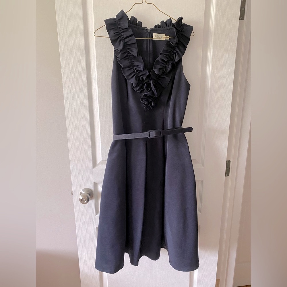 Eliza J Dark Navy Sleeveless Dress